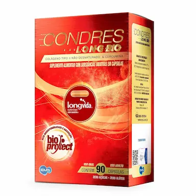 Colágeno Tipo II Condres Long Bio 90 cápsulas